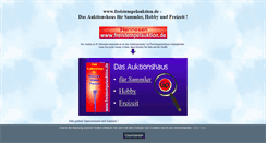 Desktop Screenshot of freistempelauktion.de